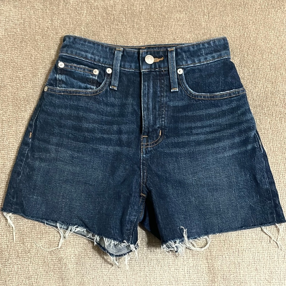 Madewell Curvy High-Rise Denim Shorts